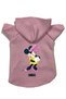 Hooded Fleece Sweatshirt Dog and Cat Outfit & Dress - Pink Minnie - Size S