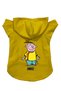 Hooded Fleece Sweatshirt Dog and Cat Outfit & Dress - Yellow Ed