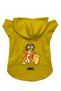 Hooded Fleece Sweatshirt Dog and Cat Outfit & Gown - Yellow Hong Kong