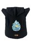 Hooded Fleece Sweatshirt Dog and Cat Outfit & Dress - Black Scuerou