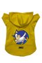 Hooded Fleece Sweatshirt Dog and Cat Outfit & Dress - Yellow Sonic