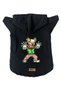 Hooded Fleece Sweatshirt Dog and Cat Outfit & Dress - Black Evil Clown