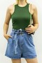 Mad Girls Green Crop Top Mg361 - 2