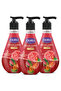 Rose Liquid Soap with Organic Content 3x500ml
