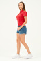 Women's Regular Fit Polo Neck T-shirt - 4