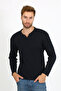 5524 NEW SEASON V CUT BUTTONED CASE Pullover