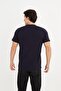 Crew Neck Stripe Detailed Basic T-Shirt - 5