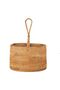 Bohemian Round Rattan Cutlery and Spoon Holder, Scandinavian, Modern