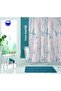 Double Wing Bathroom Shower Curtain 2x110x200cm New Collection