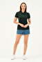 Women's Regular Fit Polo Neck T-shirt