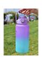 Blue Purple Motivational Water Canteen Water Bottle Water Bottle 2L Tritan Gym Water Bottle Bpa Free Water Bottle - 2