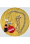 Men's Black Best Friends Bff 2-Piece Chain String Necklace Cola Cover