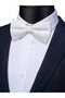 Men's Solid Color Satin Bow Tie - 3