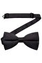 ربطة عنق من الساتان بلون سادة للرجال - 4
