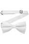 Men's Solid Color Satin Bow Tie - 6