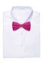 Men's Solid Color Satin Bow Tie - 5