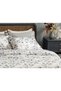 Textured Ivy Crepe Double Duvet Cover Set 200x220 Cm Beige - 2