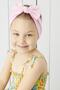 Girl's Handmade Soft Bow Cotton Double Layer Combed Cotton 5-in-1 Bandana Hair Band Set - 6
