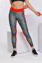 Women's Red High Waist Restorer Leggings - 5