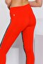 Women's Red High Waist Restorer Leggings - 6