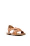 Women's Brown Leather Sandals Sandals 766 0904 Byn Sndlt 21 - 2