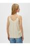 Women's Ecru Frilly Undershirt - 4