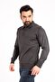 Men's Smoked Fine Wool Knitwear Knitted Polo Neck Dad Sweater - 3