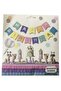 Macaron Hologram Happy Birthday Banner Text - 2