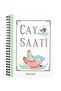 Gift - N036 A5 Design Spiral Notebook - Tea Time