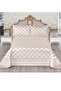 Relax Panel Double Bedspread (BROWN) - 2