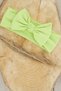 Baby Girl Child Handmade Soft Bow Tied Natural Cotton Combed Bandana Elite Series