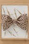 Handmade Big Bow Natural Cotton Baby Kids Girls Hair Band Cool Leopard - 2