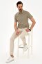Dark Gray Slim Fit Polo Neck T-Shirt - 3