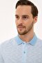 Blue Slim Fit Polo Neck T-Shirt - 2