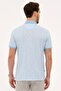 Blue Slim Fit Polo Neck T-Shirt - 3
