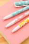 Flower Patterned 6-piece Gel Pen Set - 6