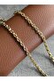 65cm Gold Color Link Chain Men Steel Necklace - 7