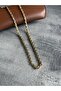 65cm Gold Color Link Chain Men Steel Necklace - 4
