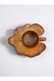 Decorative Pumpkin Leaf Figured, Brown Colored Tea Coffee Cup Set for 1 Person - 3