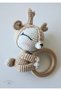 Cute Animals Teether & Rattle Natural Antibacterial Strands - Deer - 2