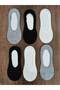 Women's 6 Pairs Jacquard Knitted Lace Piping Ballerina Socks - 2