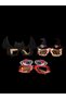 Halloween Wooden 3-Piece Party Glasses Without Glass Model 3 Pieces Halloween Glasses - 2