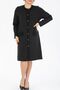 SILVER SIM JACQUARD DETAIL SPECIAL DESIGN LONG WOOL MOTHER'S CARDIGAN - 3