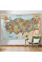 Wall Cover Detailed Current Türkiye Map Quality Canvas Wall Tapestry-4051 - 2