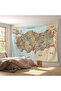 Wall Cover Detailed Current Türkiye Map Quality Canvas Wall Tapestry-4051 - 7