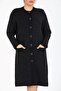 Ribbed and Cross Glitter Patterned Long Wool Oversize Knitwear Cardigan - 5