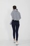Lilac Dark Blue High Waist Skinny Leg Skinny Lycra Jeans - 2