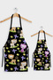 Ays Home Cute Cats Mother Child Kitchen Apron Set - 2