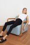Color-Free Black Super Skinny Jeans (No Fading Black) - 4