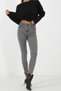 Beyonce Women's Gray Skinny Jeans Denim Non-fading Comfortable Trousers - 2